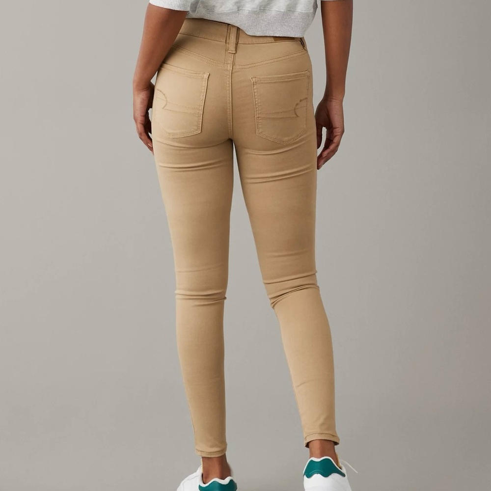 American Eagle Women's Tan Skinny Jeans
